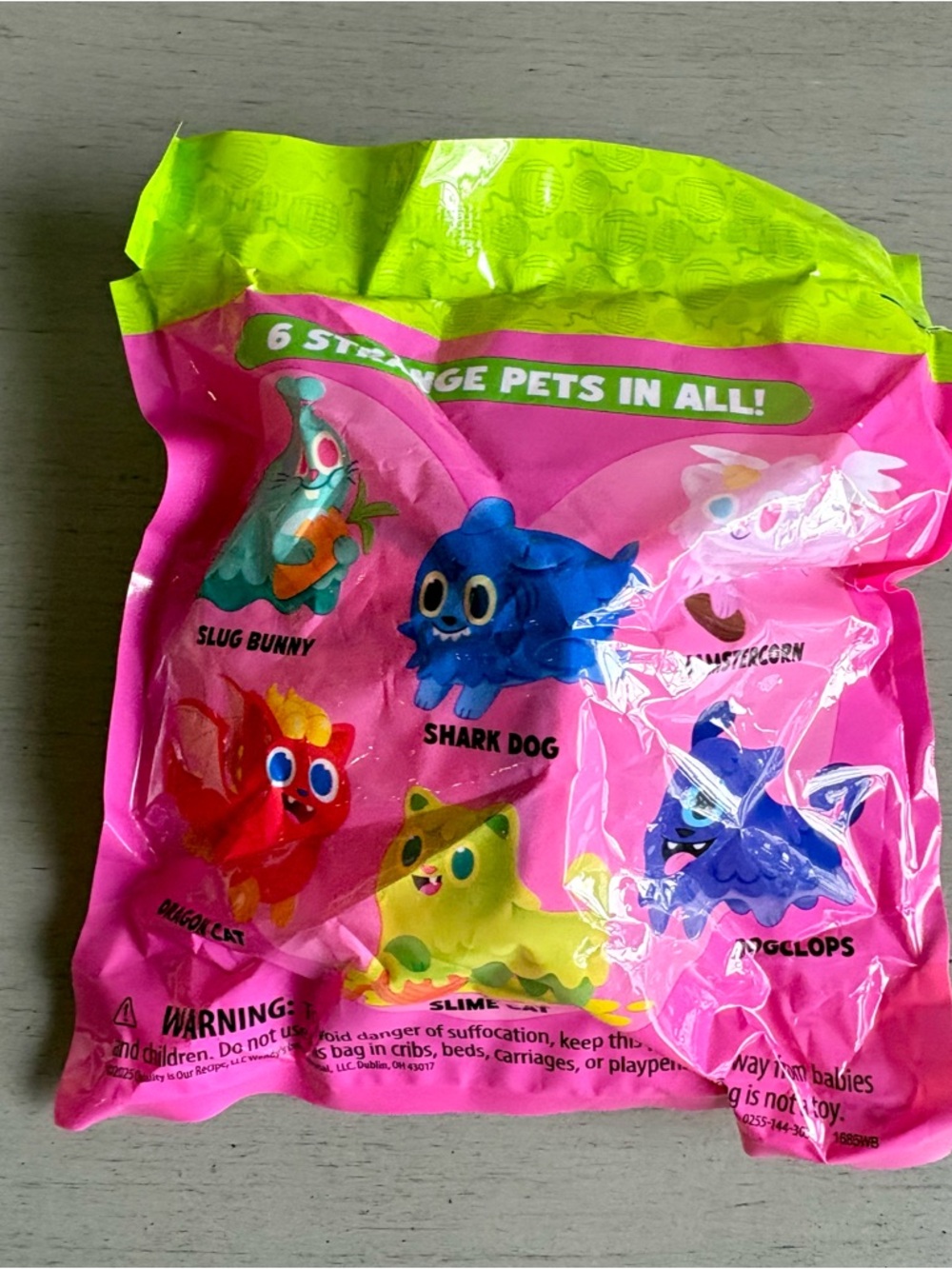 2025 Wendy's My Strange Pet "Slime Cat" Kids Meal Toy NEW SEALED - Picture 4 of 5
